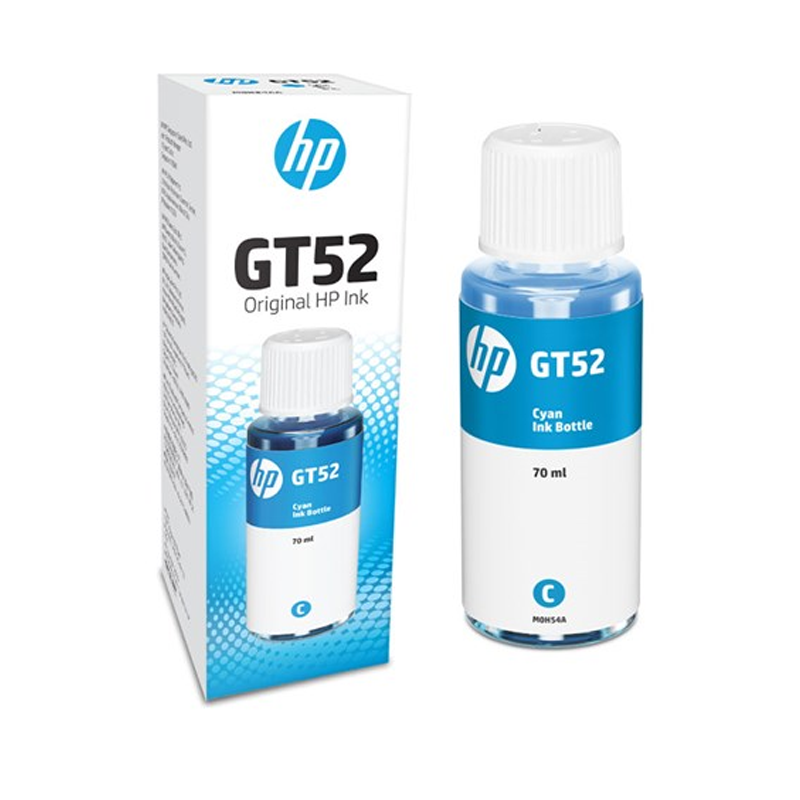 Mực in phun HP GT52 Cyan M0H54AA (Dùng cho máy Smart Tank 5810/5820/315/415/210/500/580/585)