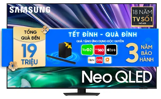 NEO QLED Mini LED Tivi 4K Samsung 75 inch 75QN85D Smart AI TV