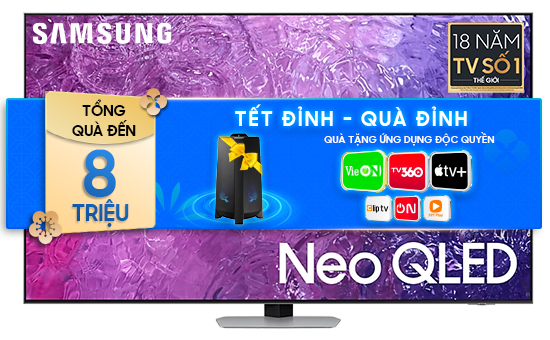 NEO QLED Mini LED Tivi 4K Samsung 75 inch 75QN90C Smart AI TV
