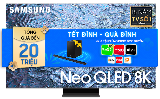 NEO QLED Mini LED Tivi 8K Samsung 85 inch 85QN900C Smart AI TV