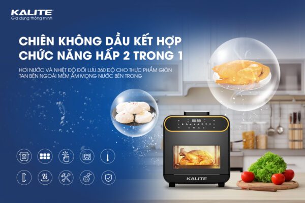 Nồi Chiên Hơi Nước Kalite 15L Steam Pro