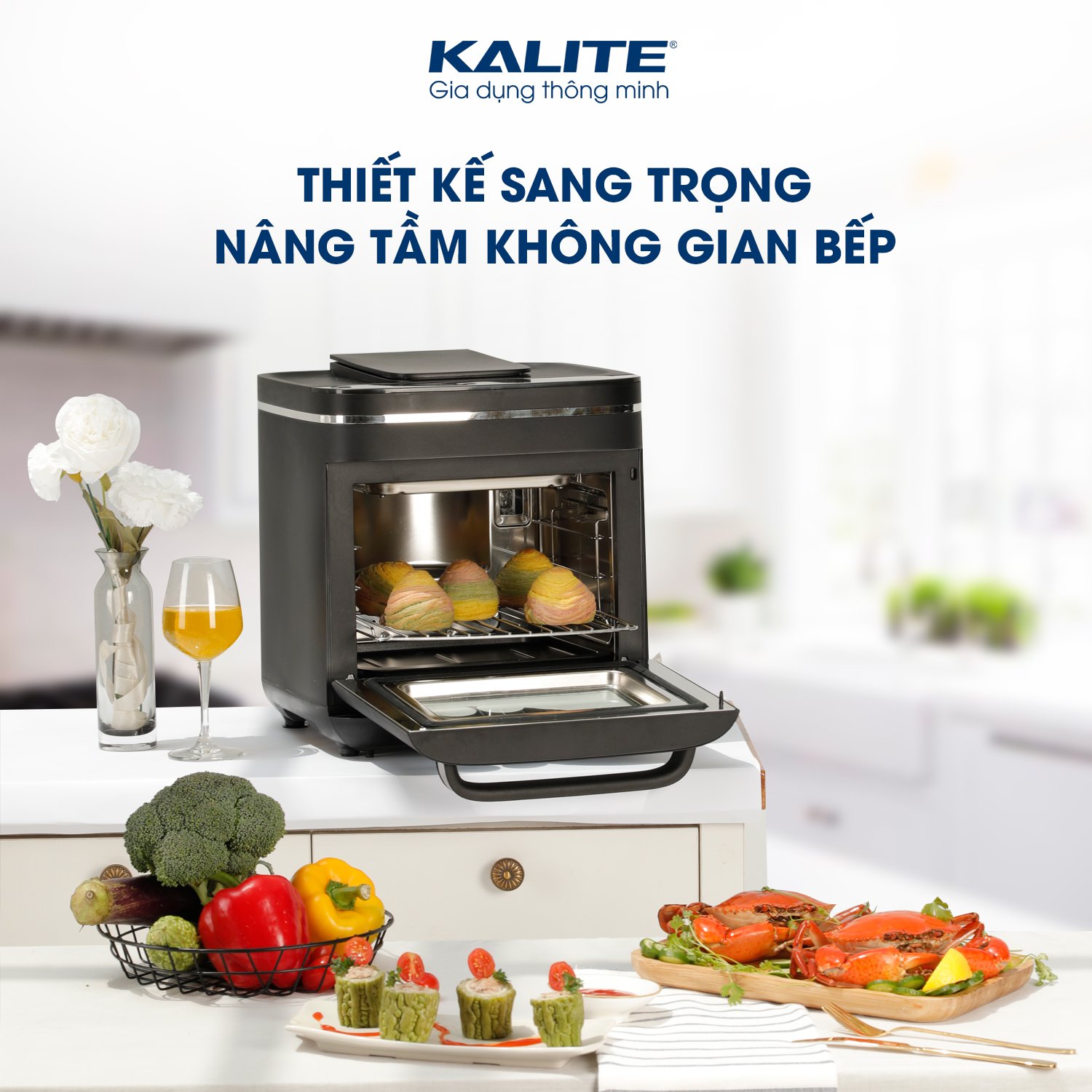 Nồi Chiên Hơi Nước Kalite 15L Steam X