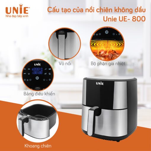 Nồi chiên không dầu Unie 8L UE-800