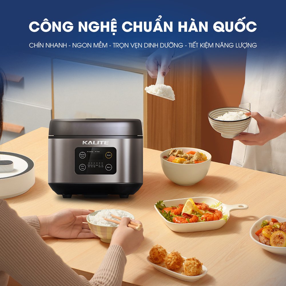 Nồi Cơm Điện Tử Kalite 1.8L KL-620