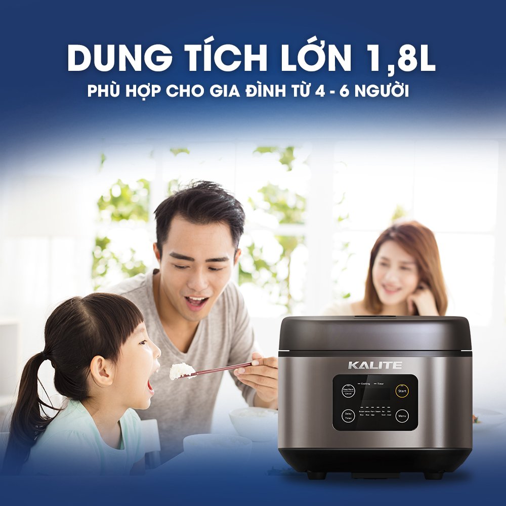Nồi Cơm Điện Tử Kalite 1.8L KL-620