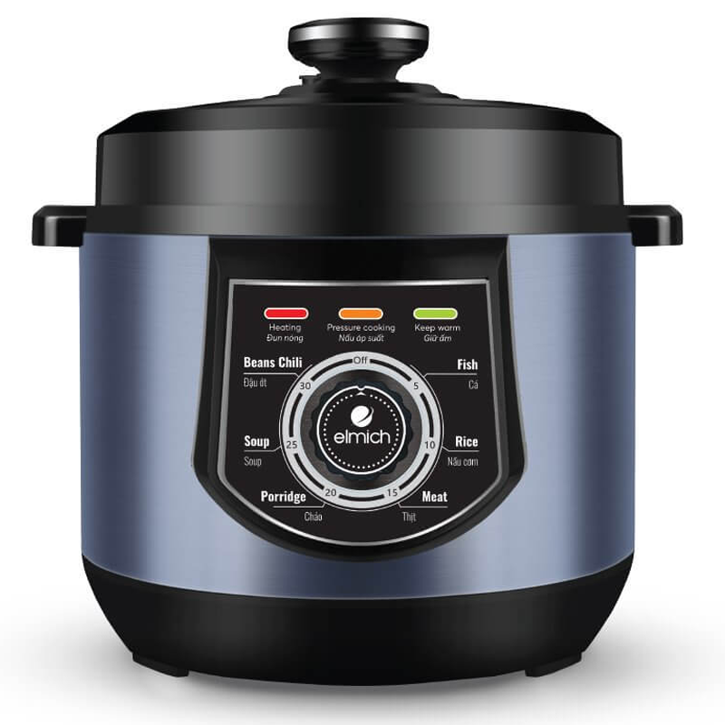 Nồi áp suất điện đa năng 6L Elmich PCE-8572