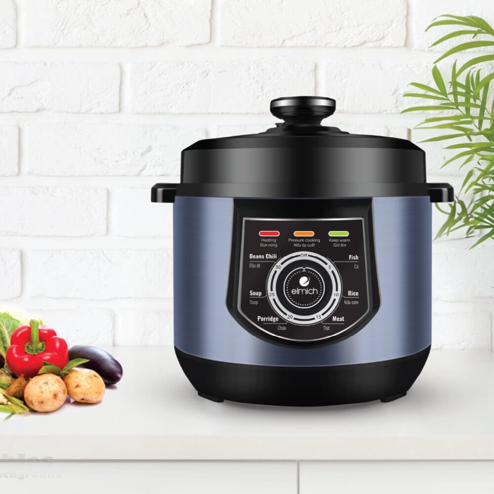 Nồi áp suất điện đa năng 6L Elmich PCE-8572