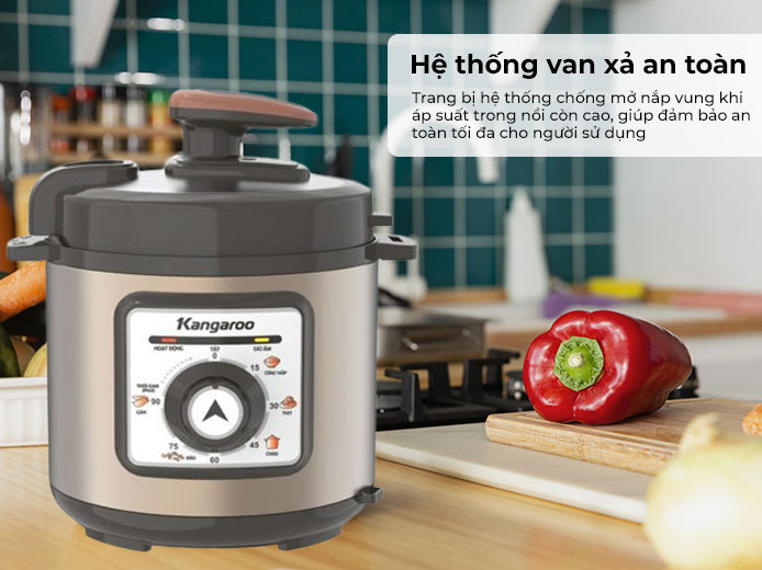 Nồi áp suất điện tử 6L Kangaroo KG6PC1
