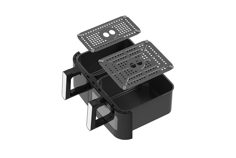 Nồi chiên không dầu 2 ngăn 10L Sunhouse Mama SHD4098