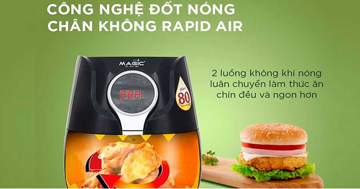 Nồi chiên không dầu 4.5L Magic AC-100