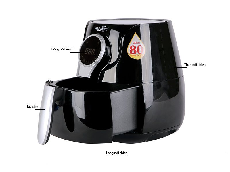 Nồi chiên không dầu 4.5L Magic AC-100