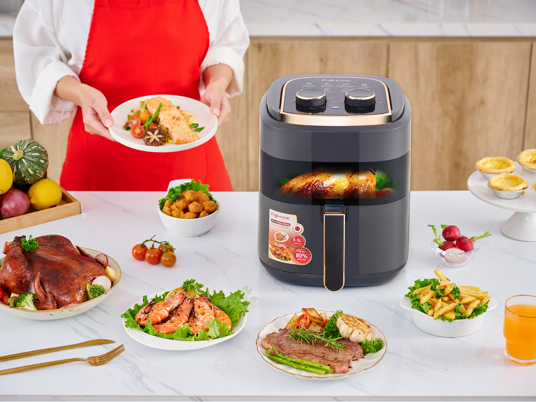 Nồi chiên không dầu 5,5L Fujihome A5GG