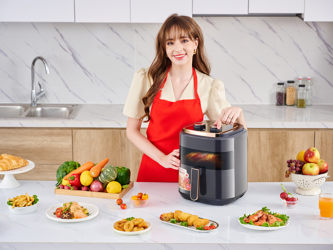 Nồi chiên không dầu 5,5L Fujihome A5GG