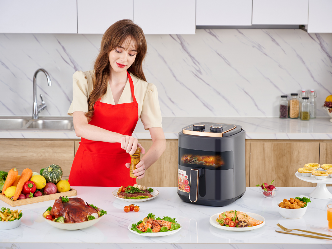 Nồi chiên không dầu 5,5L Fujihome A5GG