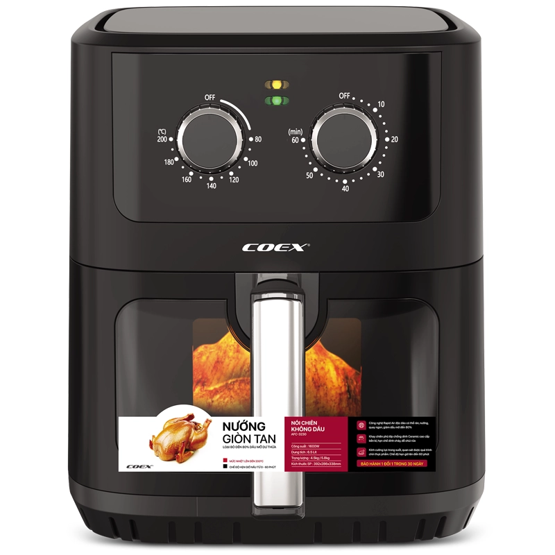 Nồi chiên không dầu 6.5L Coex AFC-3230