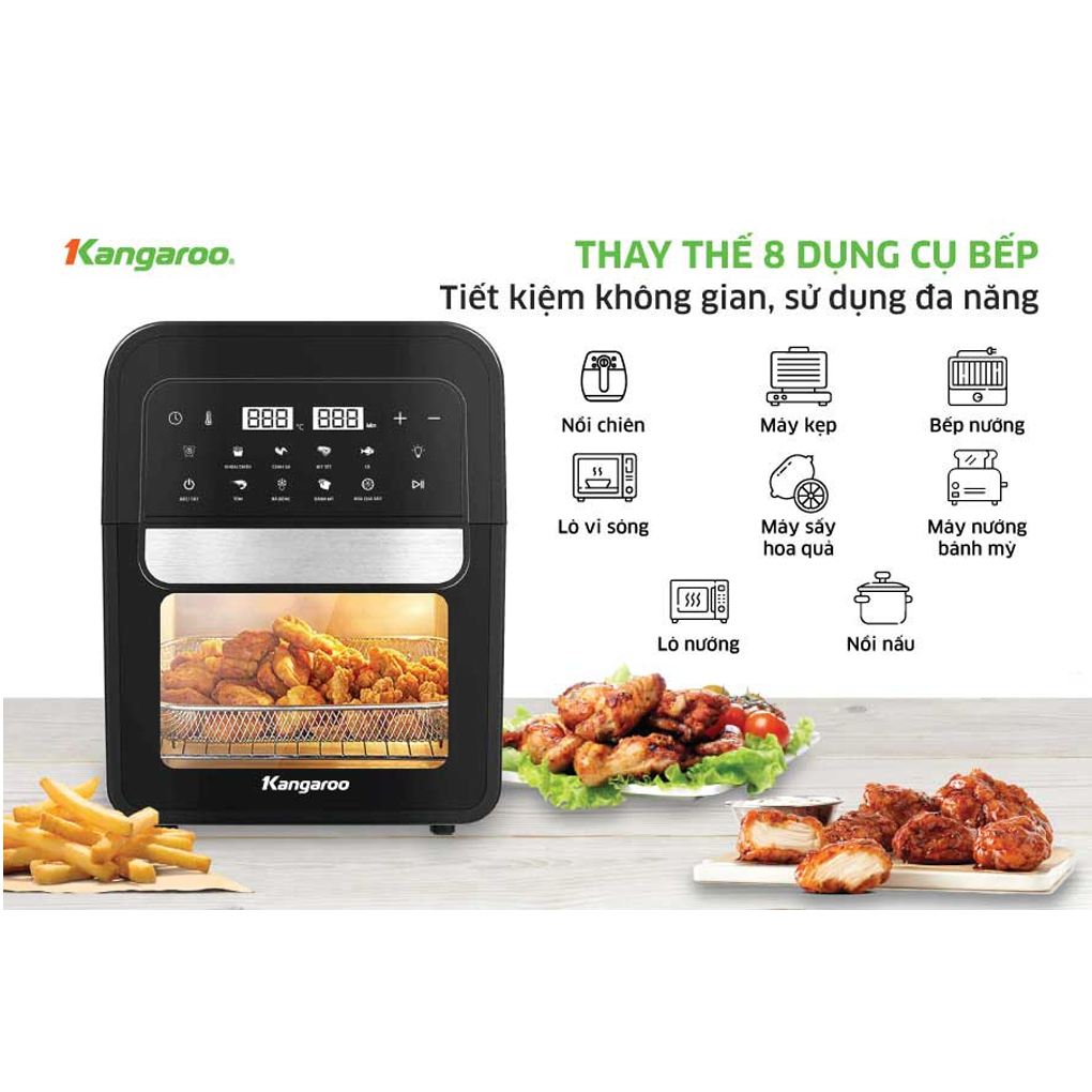 Nồi chiên không dầu 6L Kangaroo KG6AF2A