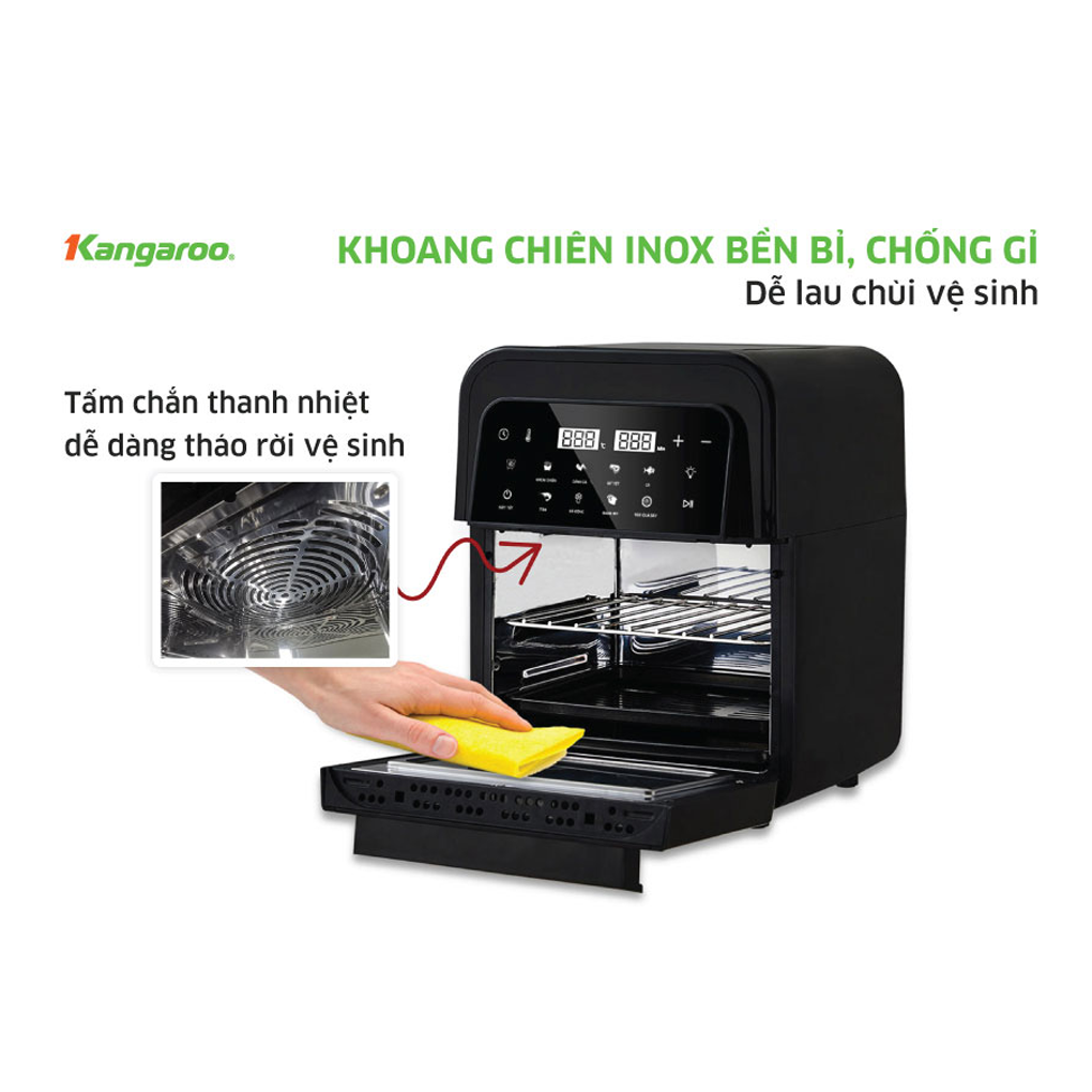 Nồi chiên không dầu 6L Kangaroo KG6AF2A