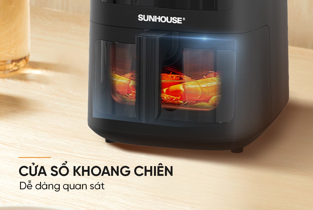 Nồi chiên không dầu 8L Sunhouse SHD4081