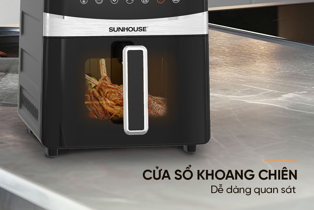 Nồi chiên không dầu điện tử 9L Sunhouse SHD4090