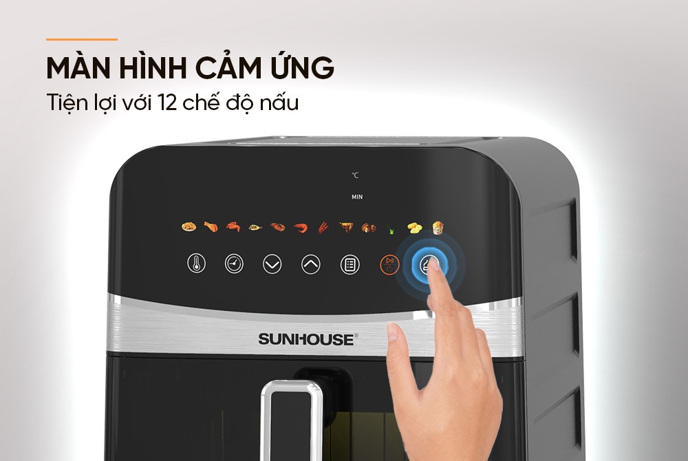 Nồi chiên không dầu điện tử 9L Sunhouse SHD4090