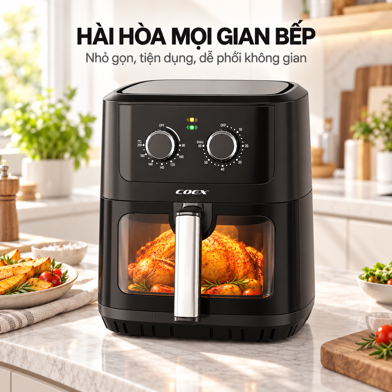 Nồi chiên không dầu Coex 6.5 lít AFC-3230