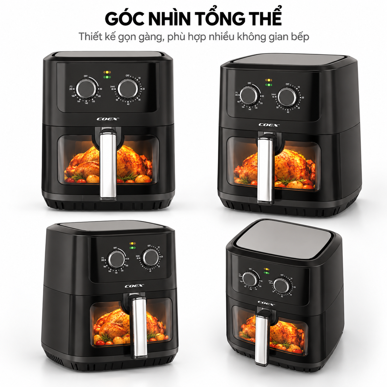 Nồi chiên không dầu Coex 6.5 lít AFC-3230