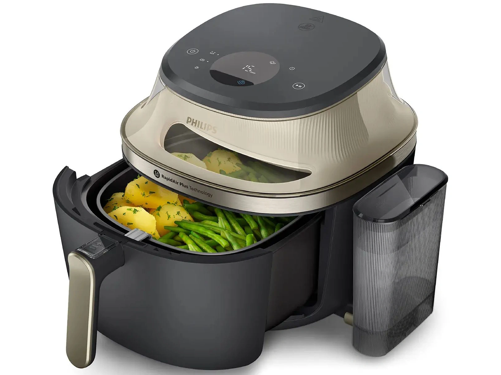 Nồi chiên không dầu hơi nước 7,2L Philips NA543/00