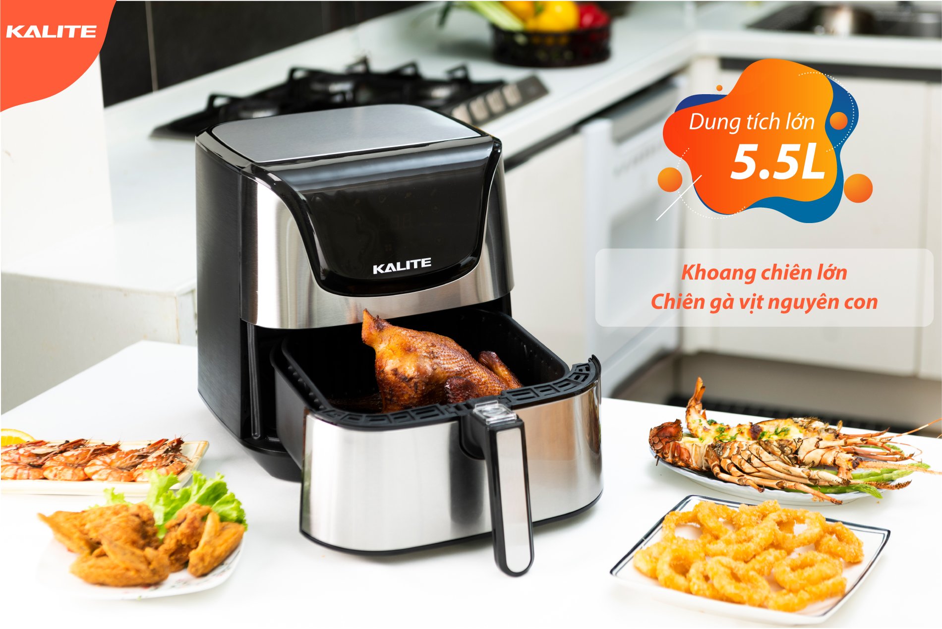 Nồi chiên không dầu KALITE Q6