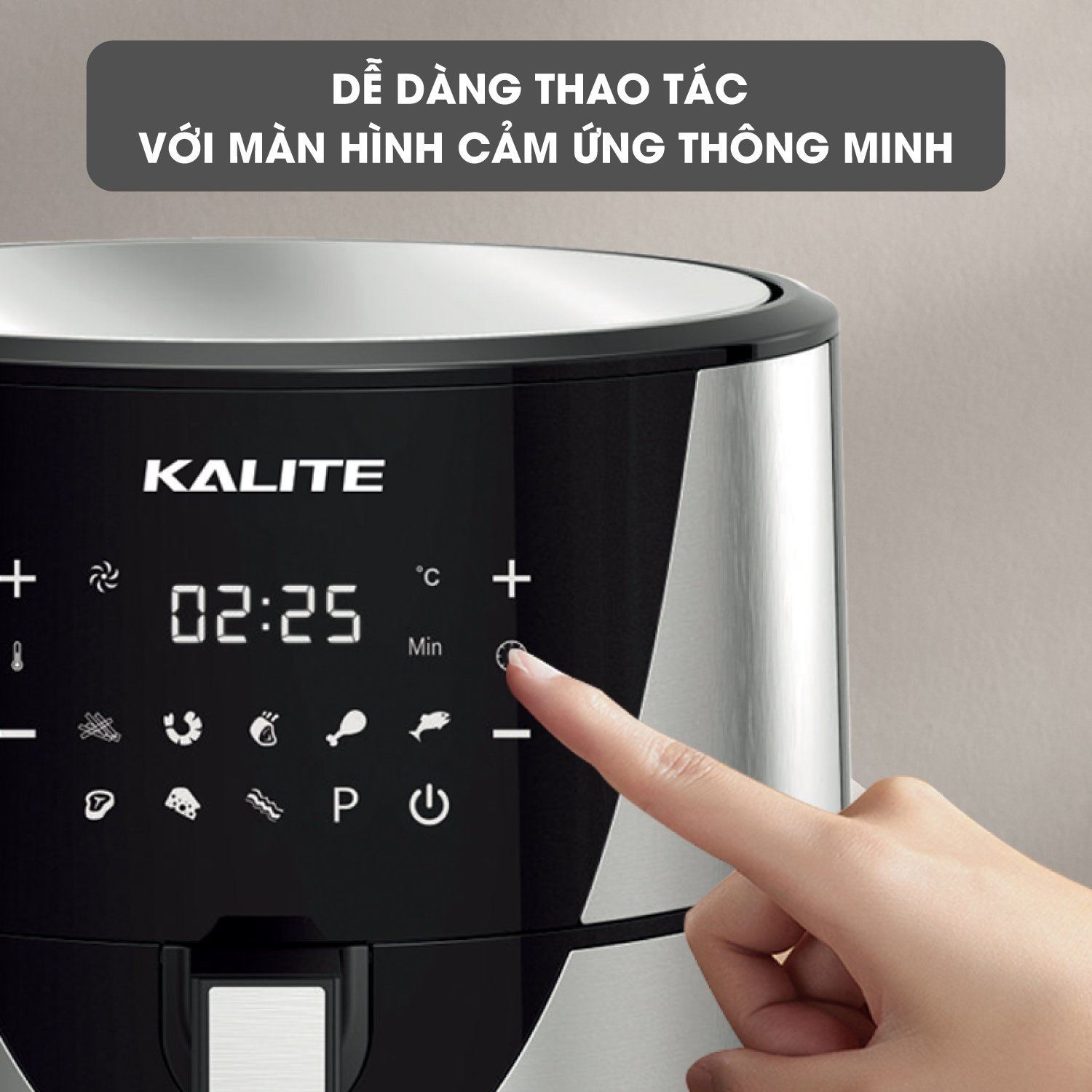 Nồi chiên không dầu KALITE Q8