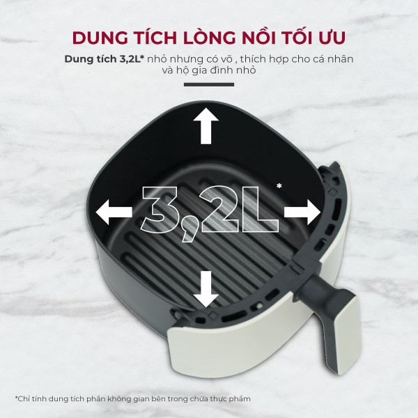 Nồi chiên không dầu mini Fujihome A3B