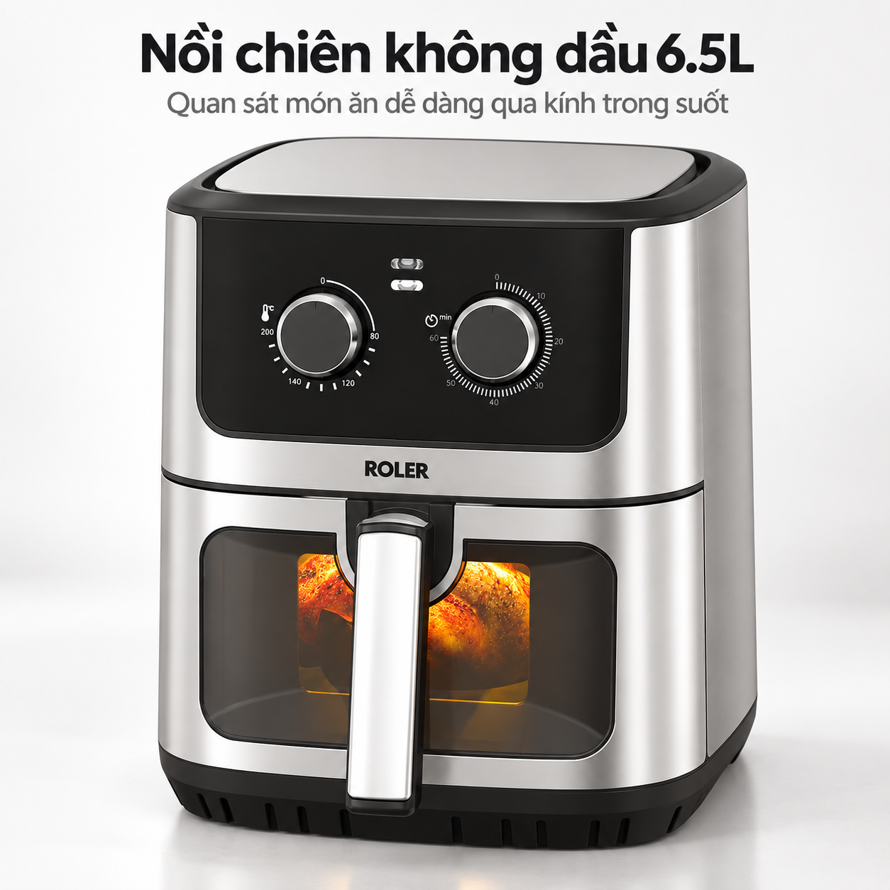 Nồi chiên không dầu Roler 6.5 lít RA-3131