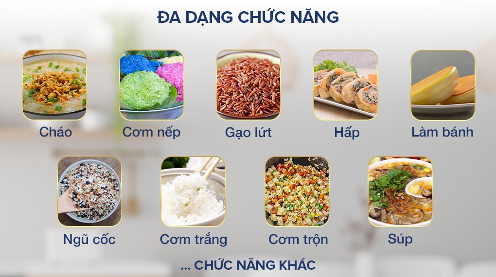 Nồi cơm áp suất điện tử 1,8L Toshiba RC-18VXWVN(W)