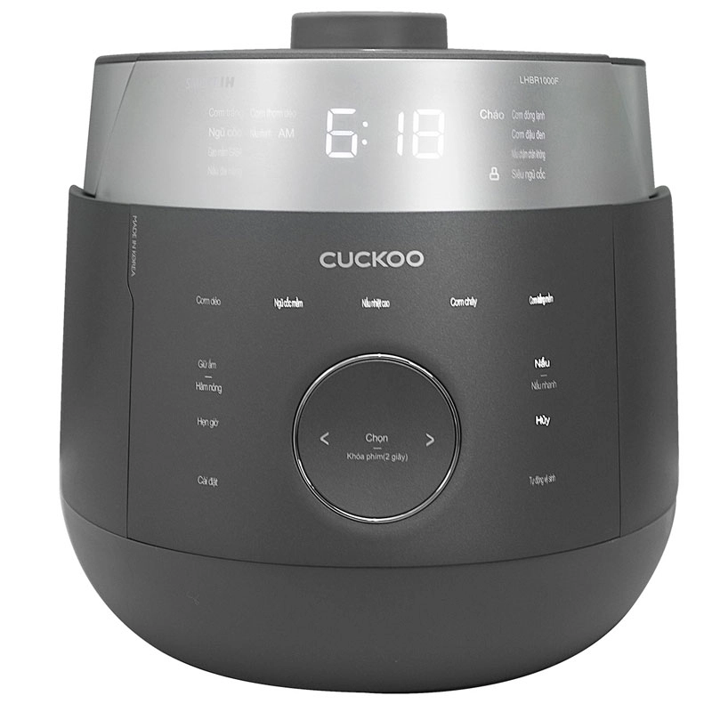 Nồi cơm áp suất điện tử cao tần 1,08L Cuckoo CRP-LHBR0600F/GRGRCRCKV
