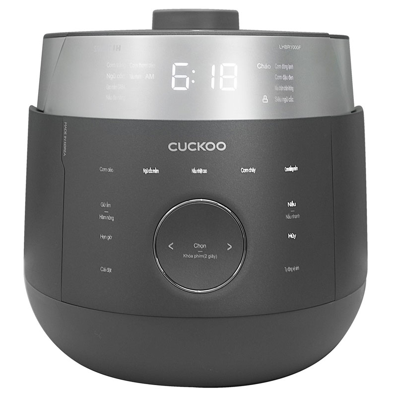 Nồi cơm áp suất đ.tử cao tần 1,8L Cuckoo CRP-LHBR1000F/GRGRCRCKV - Korean