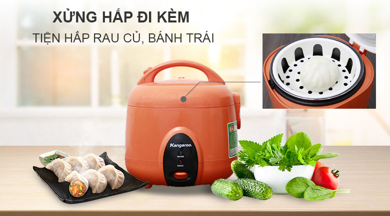 Nồi cơm điện 1.2L Kangaroo KG826S