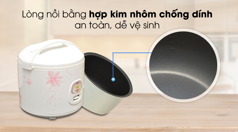 Nồi cơm điện 1.8L Midea MR-CM18SQ