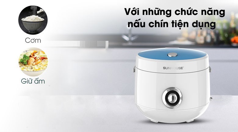 Nồi cơm điện 1.8L Sunhouse SHD8658/SHD8606