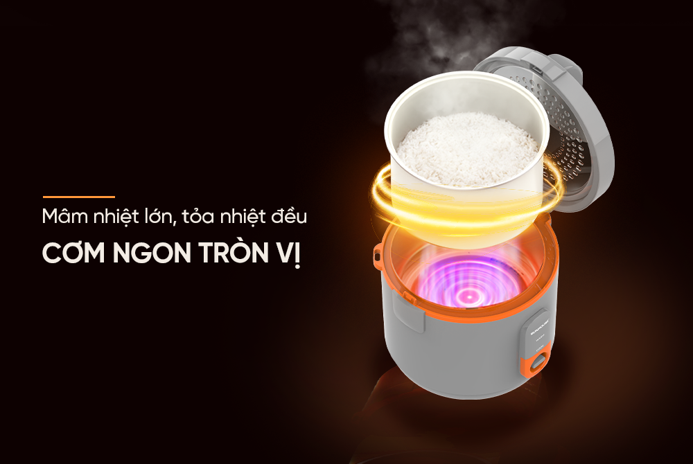 Nồi cơm điện 2.2L Sunhouse SHD8670