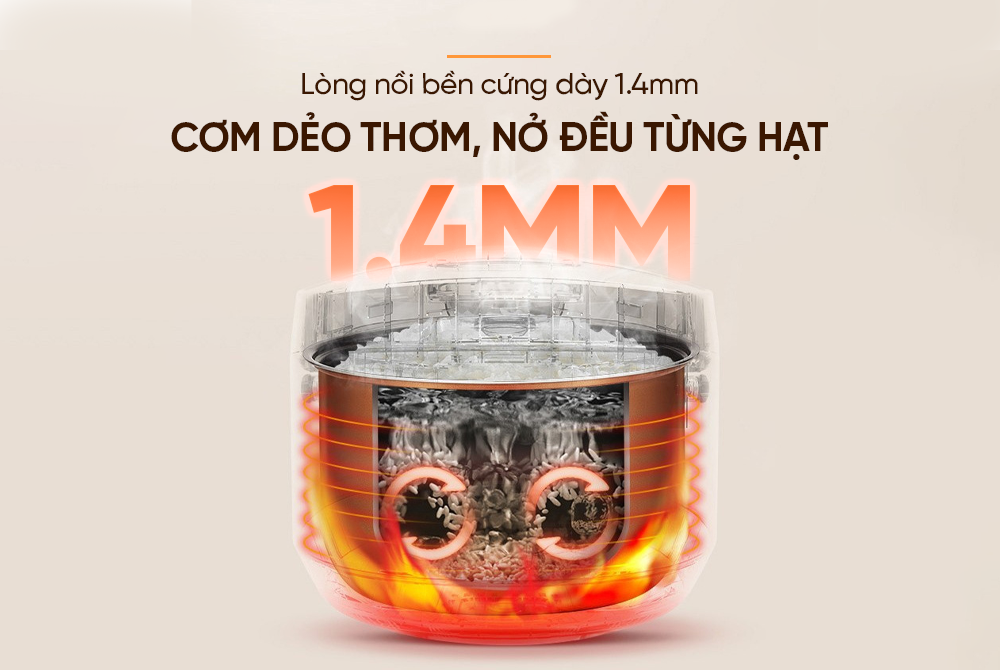 Nồi cơm điện 2.2L Sunhouse SHD8670