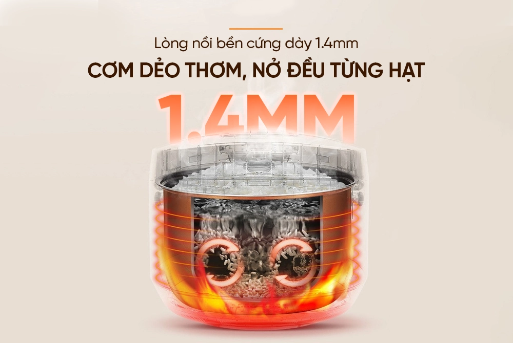 Nồi cơm điện 2.2L Sunhouse SHD8670