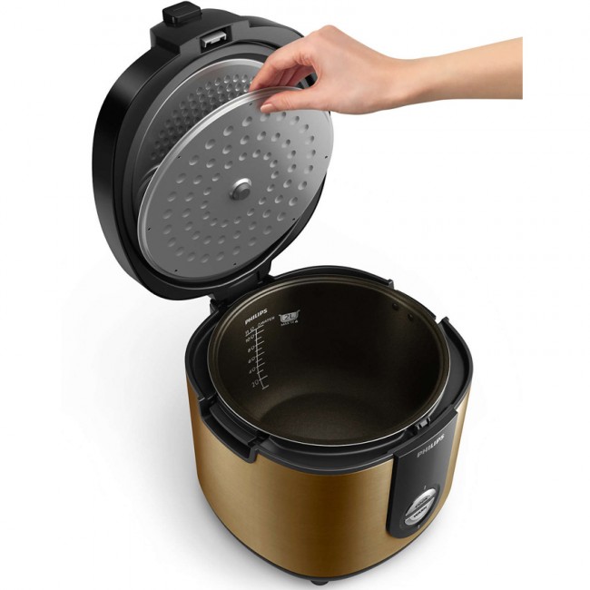 Nồi cơm điện 2L Philips HD3128/68 (Đồng)