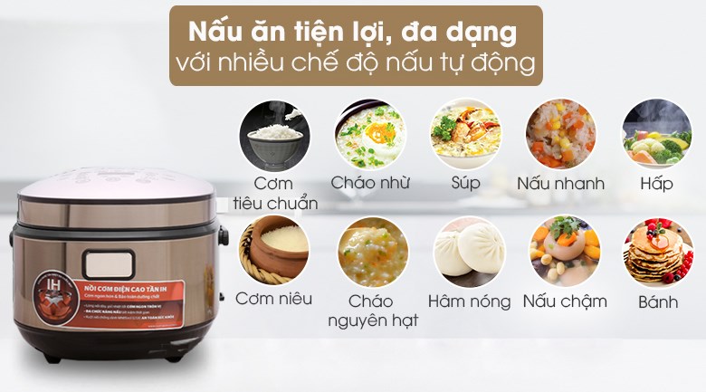 Nồi cơm điện cao tần 1.5L Sunhouse Mama SHD8955