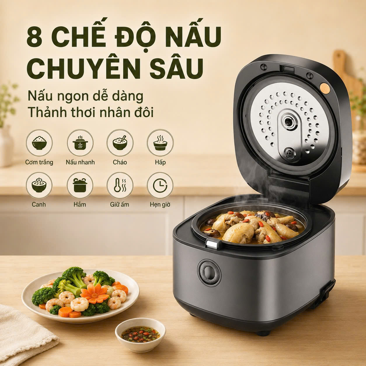 Nồi cơm điện cao tần Coex 1.5 lít CR-3480IH