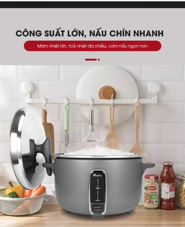 Nồi cơm điện cơ 14L Sowun SW 6938