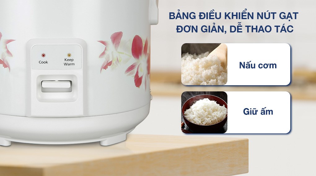 Nồi cơm điện cơ 1,8L Panasonic SR-MVN18FRAX