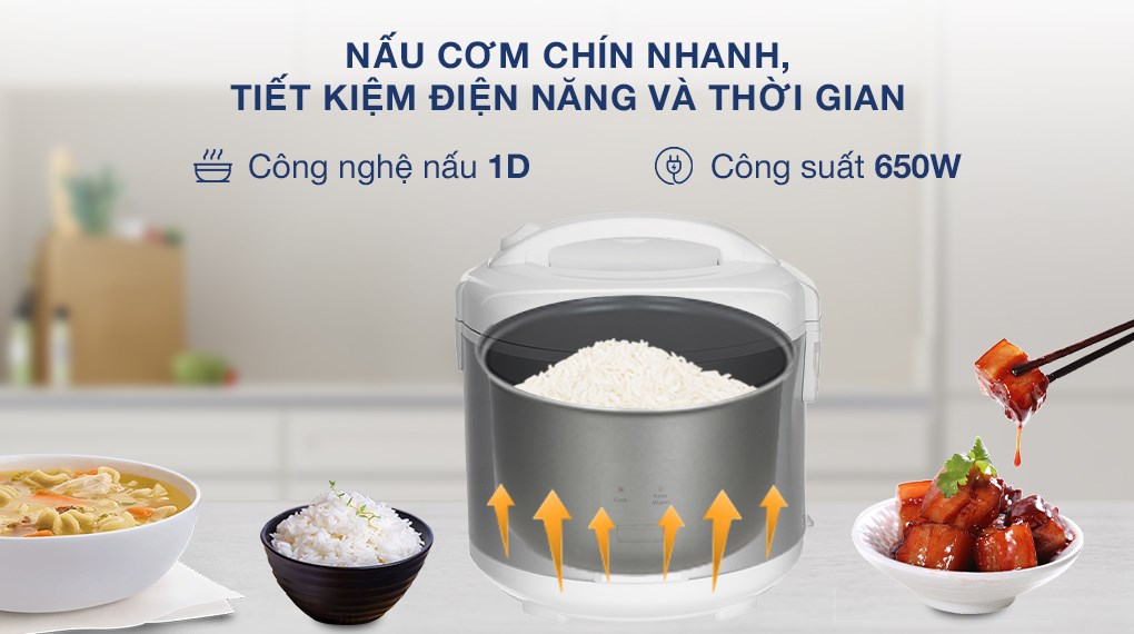 Nồi cơm điện cơ 1,8L Panasonic SR-MVN18LRAX