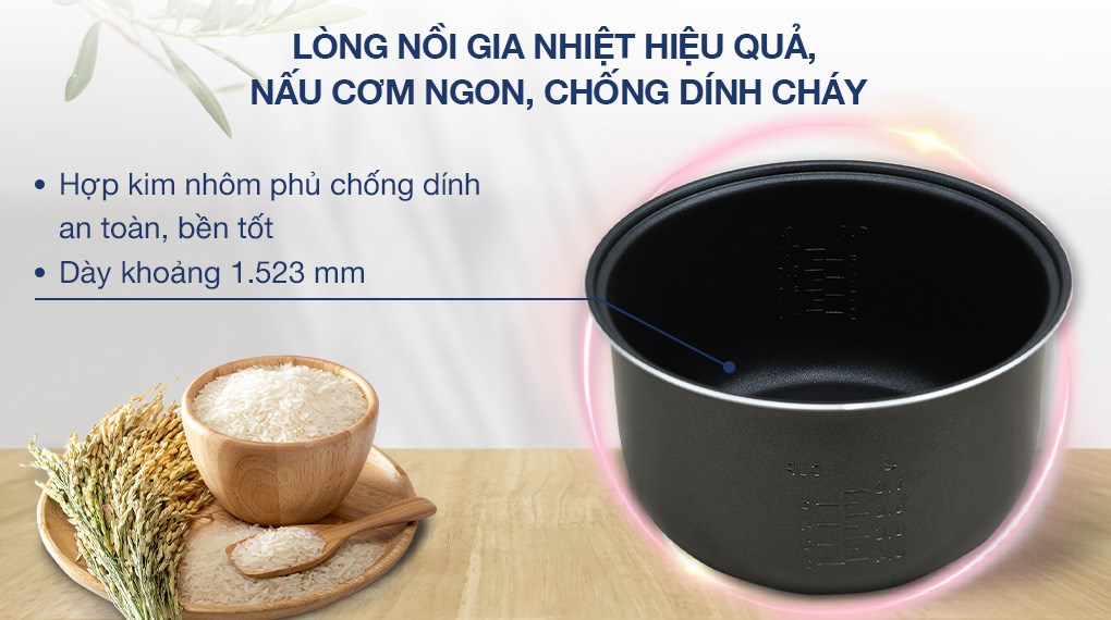 Nồi cơm điện cơ 1L Panasonic SR-MVN10LRAX