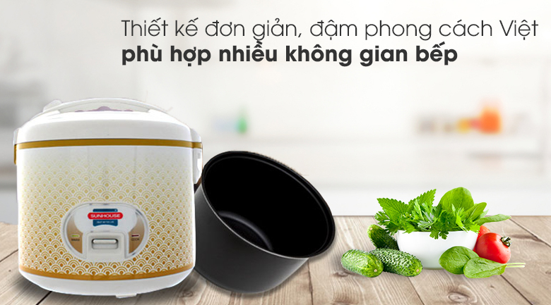 Nồi cơm điện cơ 2,8L Sunhouse SHD830