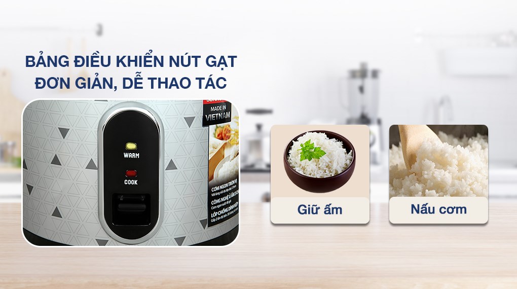 Nồi cơm điện cơ 3L Sunhouse SHD8305