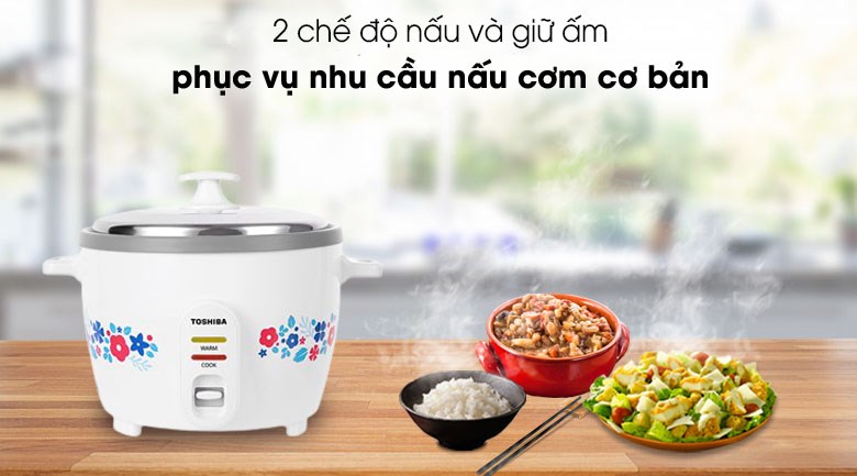 Nồi cơm điện nắp rời 1L Toshiba -18MH2PV(F)